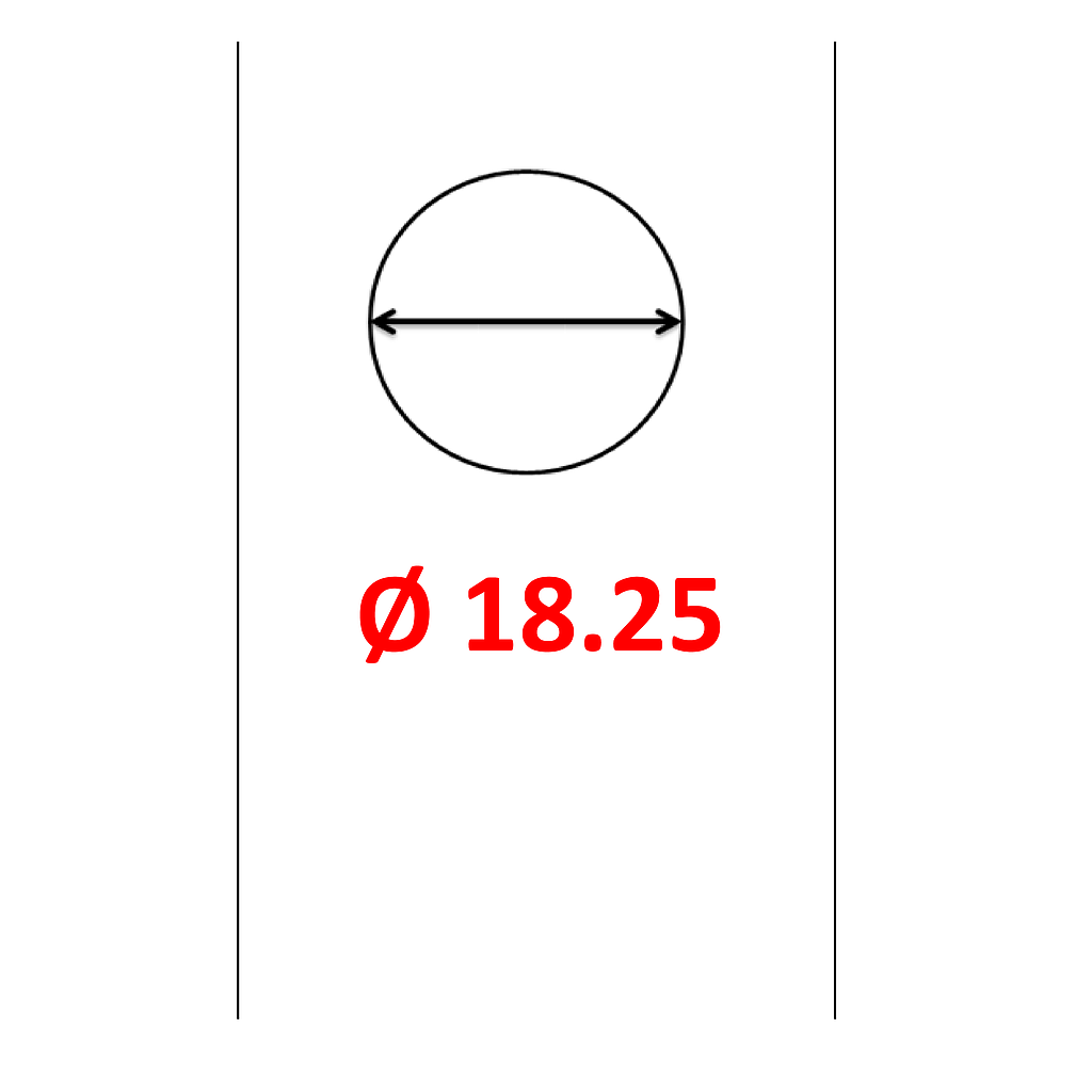 Ø18.25
