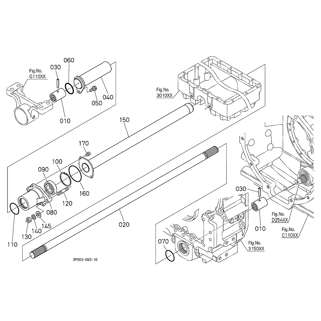 Veio Frontal G14000