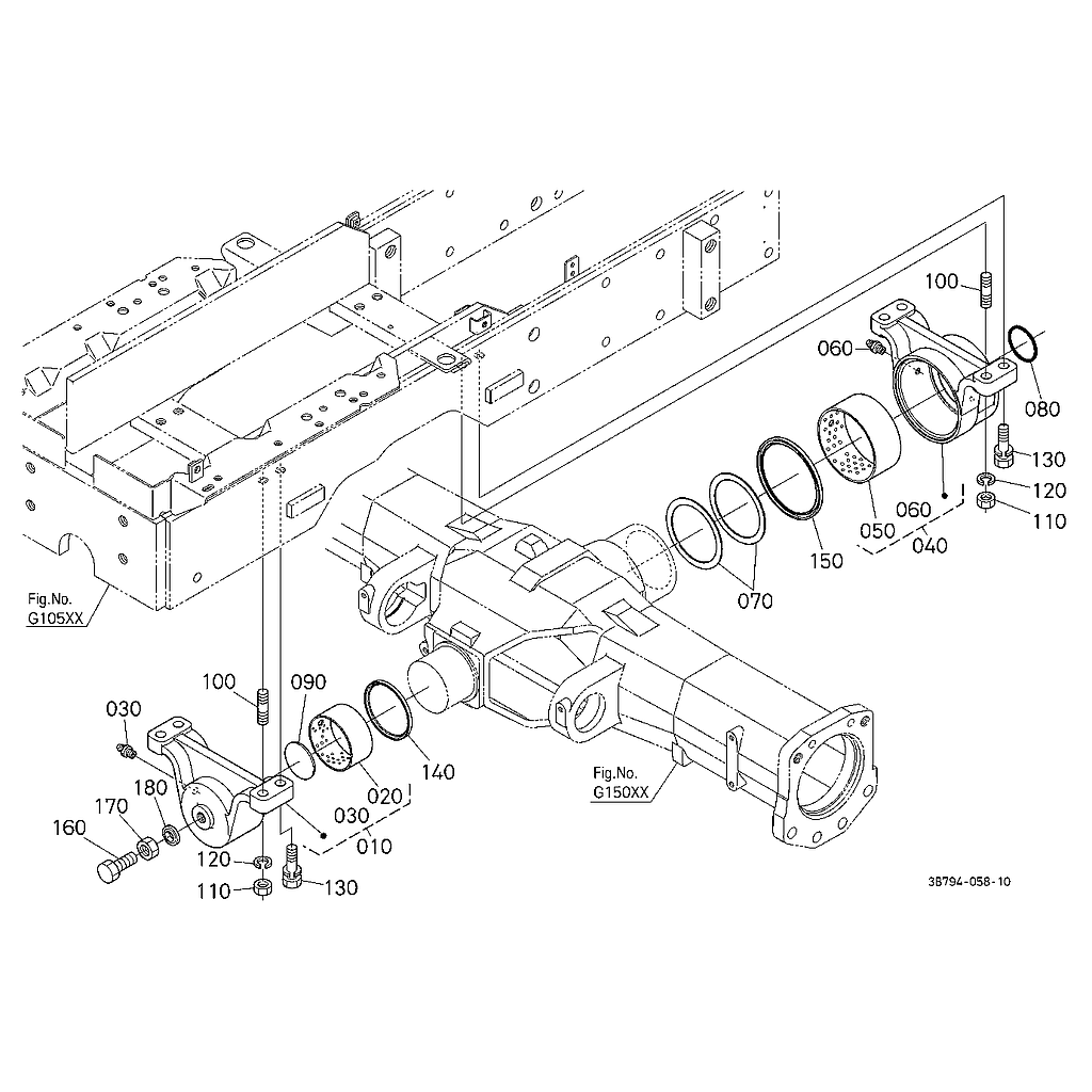 Suporte Eixo Frente G11000
